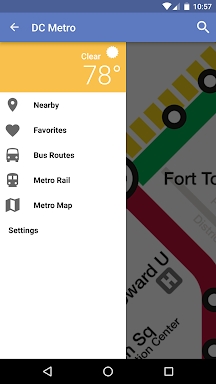 DC Metro and Bus screenshots