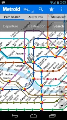 Korea Subway Info : Metroid screenshots