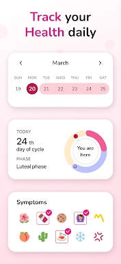 My Calendar - Period Tracker screenshots