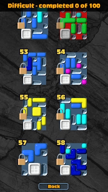 Sticky Blocks Sliding Puzzle screenshots