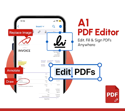 PDF Editor: Edit PDF, Sign PDF screenshots