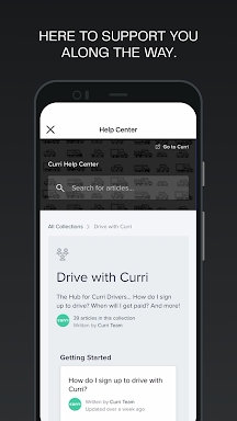 Curri Driver screenshots