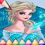 Coloring Princess Game Color icon