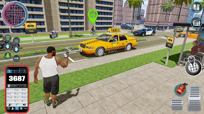 City Taxi Driving: Taxi Games screenshots