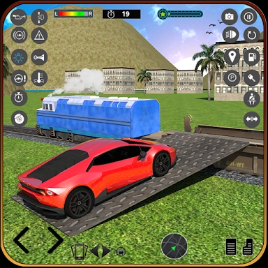 Cargo Transport Train Car Game screenshots
