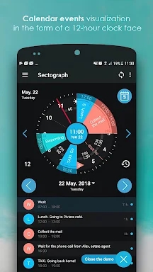 Sectograph. Day & Time planner screenshots