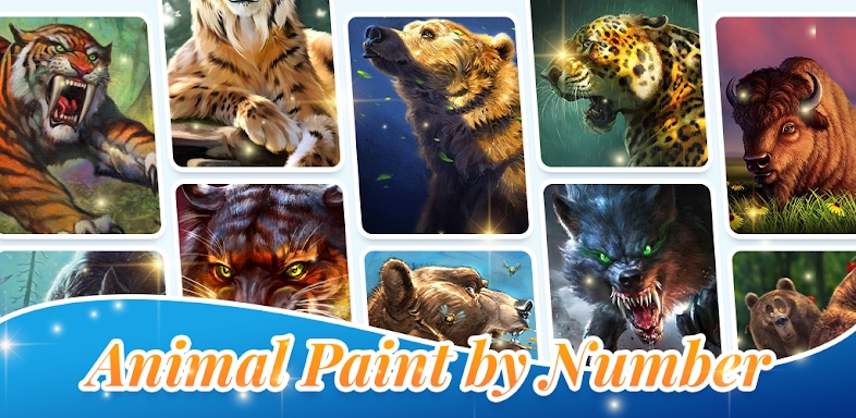 Animal Paint by Number Game screenshots