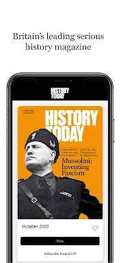 History Today Magazine screenshots