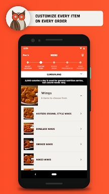 Hooters - Ordering and Rewards screenshots