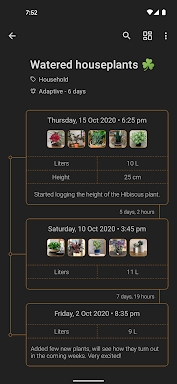 TimeJot - Event timeline log screenshots