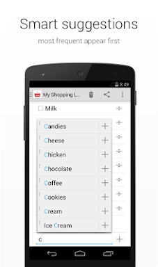 Shopping List screenshots
