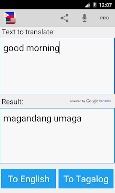 Tagalog English Translator screenshots