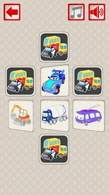 Cars Matching Game screenshots