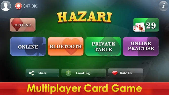 Hazari - 1000 Points Card Game screenshots