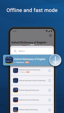 Oxford Dictionary screenshots