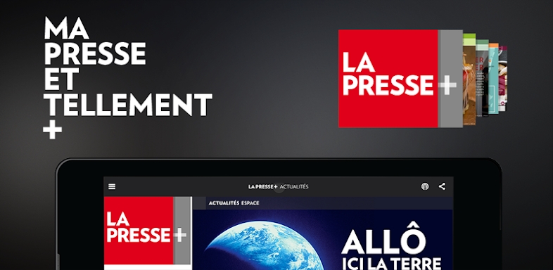 La Presse+ screenshots