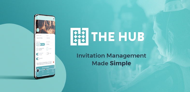 Hub App Party Invitation Maker screenshots