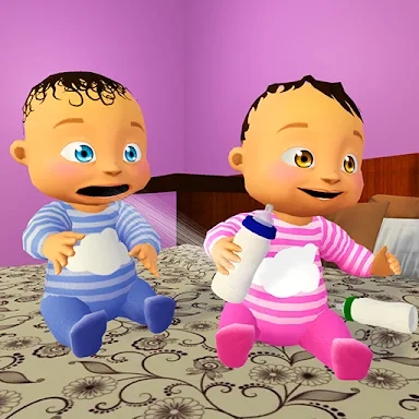 Real Twins Baby Simulator 3D screenshots