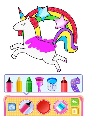 Unicorn Coloring Drawing Games screenshots