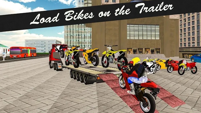 Bike Transport Truck 3D screenshots