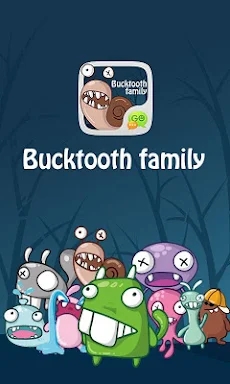 GO SMS Pro BuckTooth Sticker screenshots