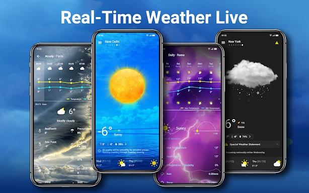 Live Weather & Radar - Alerts screenshots