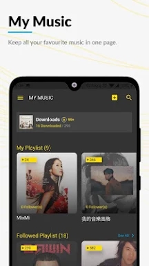 DigiMusic Play screenshots