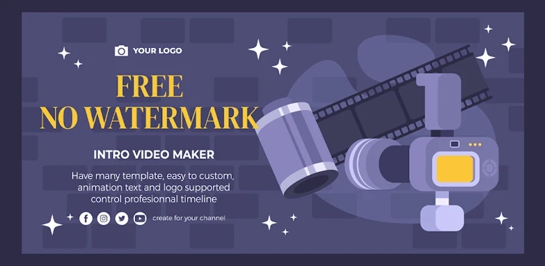 Intro video maker screenshots