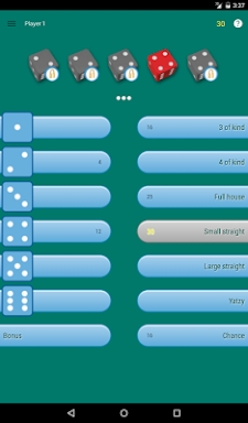 Yatzy - dice game - multi-play screenshots