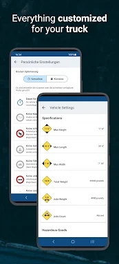 Truck Navigation by CargoTour screenshots