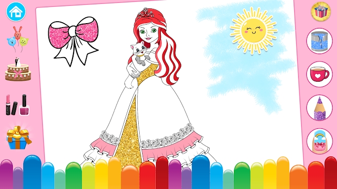 Princess Coloring Book & Games screenshots