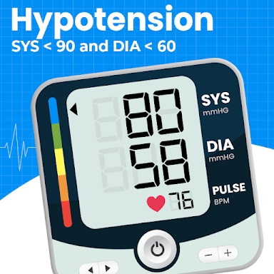 Blood Pressure Tracker App screenshots
