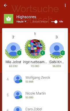 Word Search German screenshots