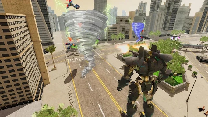Tornado Robot Simulator: Tornado Robot Warfare screenshots