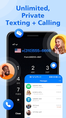 CoverMe - Second Phone Number screenshots