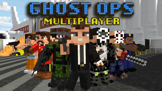 Block Gun 3D: Ghost Ops screenshots