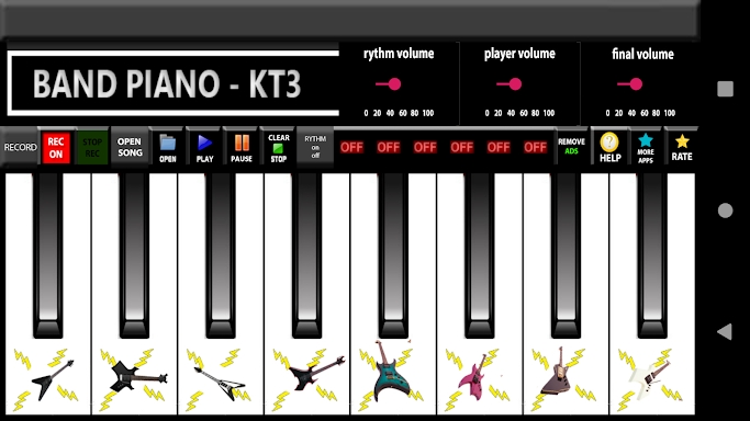 Band piano screenshots