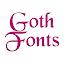 Goth Fonts Message Maker icon