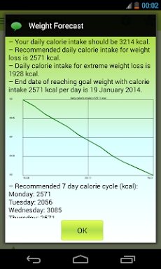 Fitness Calculator 1.0 screenshots