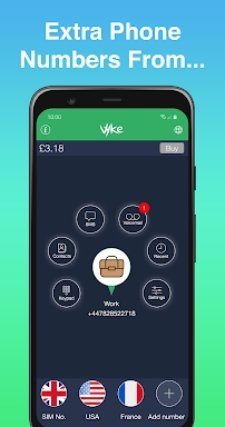 Vyke: Second Phone/2nd Line screenshots