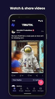 Truth Social screenshots