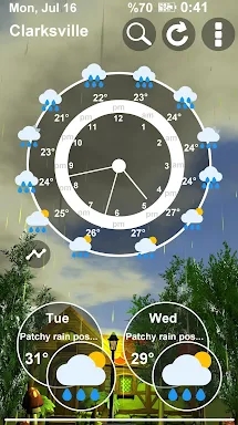 Animated 3D Weather screenshots