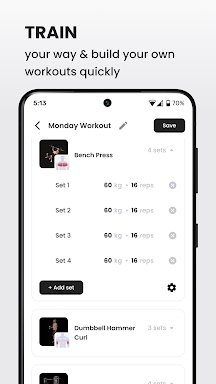 MyCoach: Gym Workouts Planner screenshots