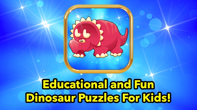 Dinosaur puzzles for toddlers screenshots