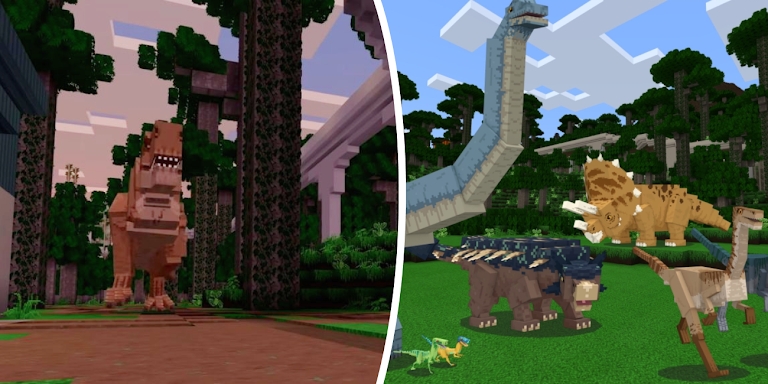 Jurassic Park Map for Minecraft screenshots