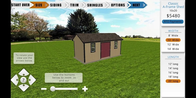 The Shed Yard 3D Customizer screenshots