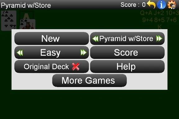 Pyramid Solitaire screenshots