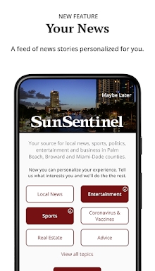 Sun Sentinel screenshots