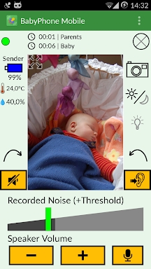 BabyPhone Mobile: Baby Monitor screenshots