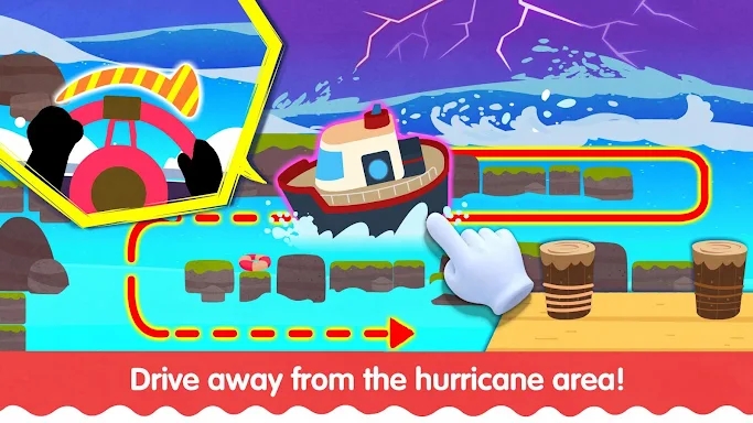 Baby Panda's Hurricane Safety screenshots